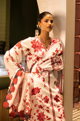 Stitched Printed Dobby Shirt + Dupatta